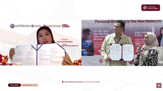 Kerjasama dengan Universiti Teknologi Brunei Perkuat Kepakaran dan Internasionalisasi Prodi Ilmu Komunikasi Universitas Harkat Negeri
